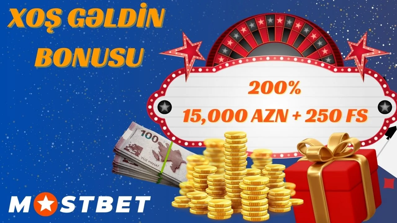 Mostbet Casino xoş gəldin bonusu